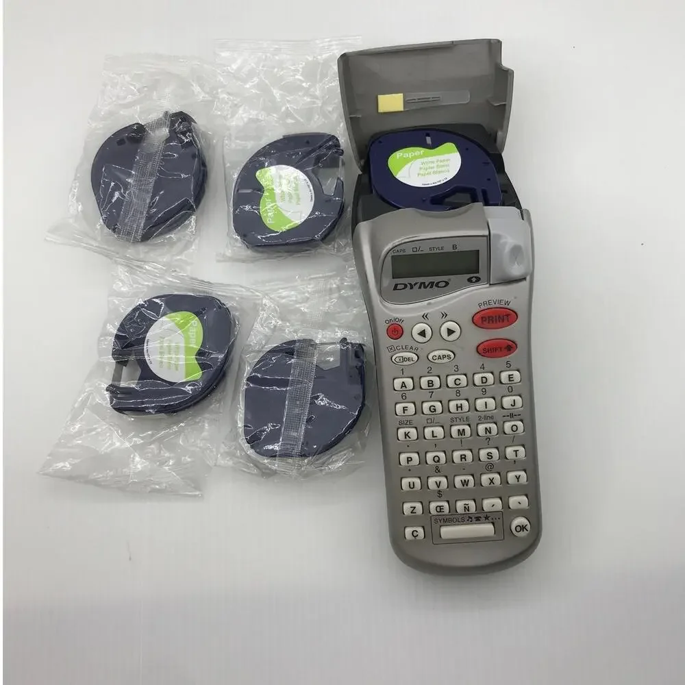 DYMO LetraTag Handheld Portable Label Maker Thermal Printer with Refills